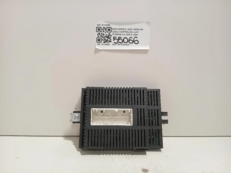 Centralina LUCI Interne 9116255 Bmw Serie 5 E60 Berlina 2004