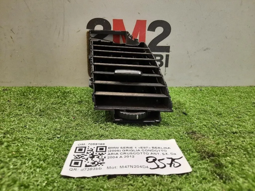 Griglia Condotto ARIA Cruscotto ANT SX 7059188 Bmw Serie 1 E87 Berlina 2005