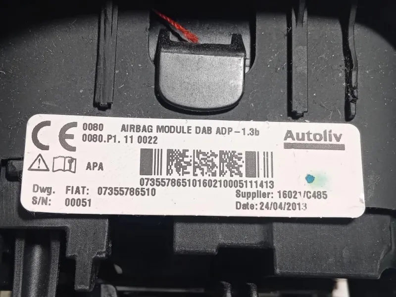 Air-bag Guidatore 07355786510 Fiat 500L 2013