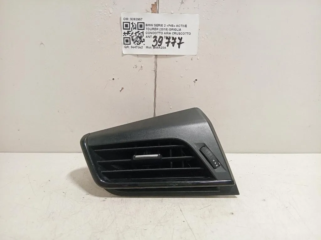 Griglia Condotto ARIA Cruscotto ANT SX 9262957 Bmw Serie 2 F45 Active Tourer 2018