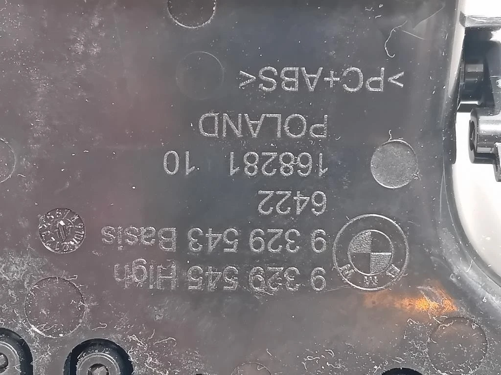 Griglia Condotto ARIA Cruscotto ANT SX 9329543 Bmw Serie 5 G30 Berlina 2016