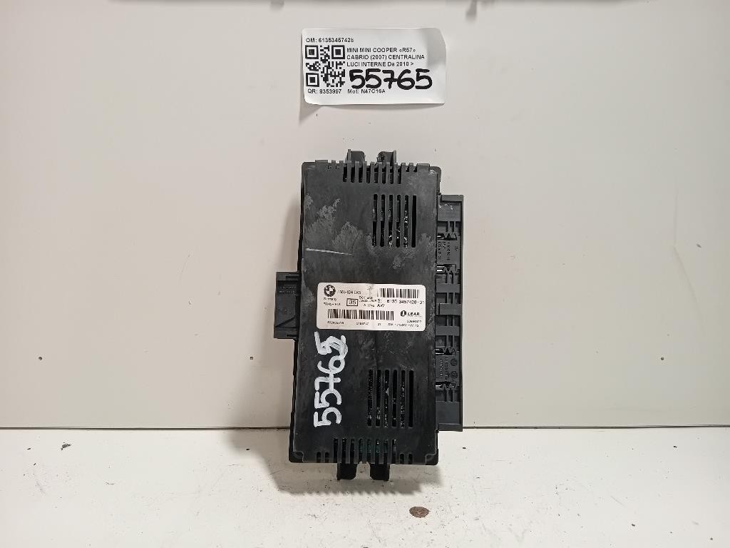 Centralina LUCI Interne 61353457428 Mini MINI Cooper R57 Cabrio 2007
