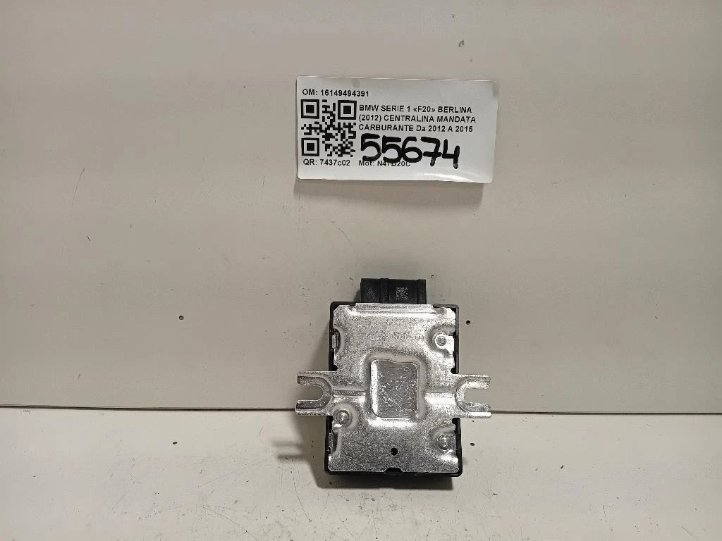Centralina Mandata Carburante 16149494391 Bmw Serie 1 F20 Berlina 2012