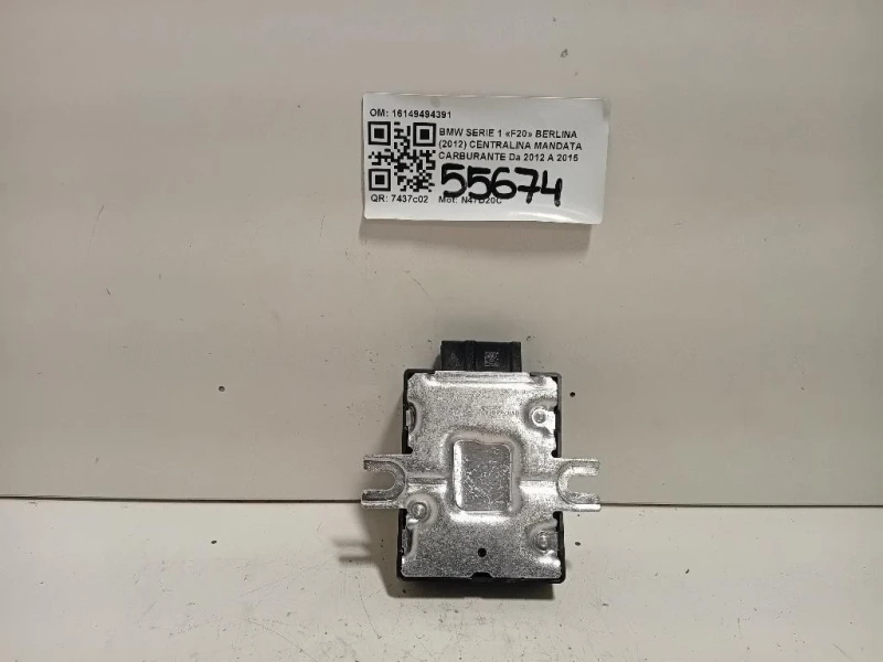 Centralina Mandata Carburante 16149494391 Bmw Serie 1 F20 Berlina 2012