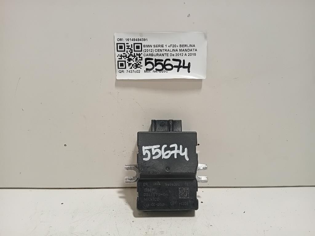 Centralina Mandata Carburante 16149494391 Bmw Serie 1 F20 Berlina 2012