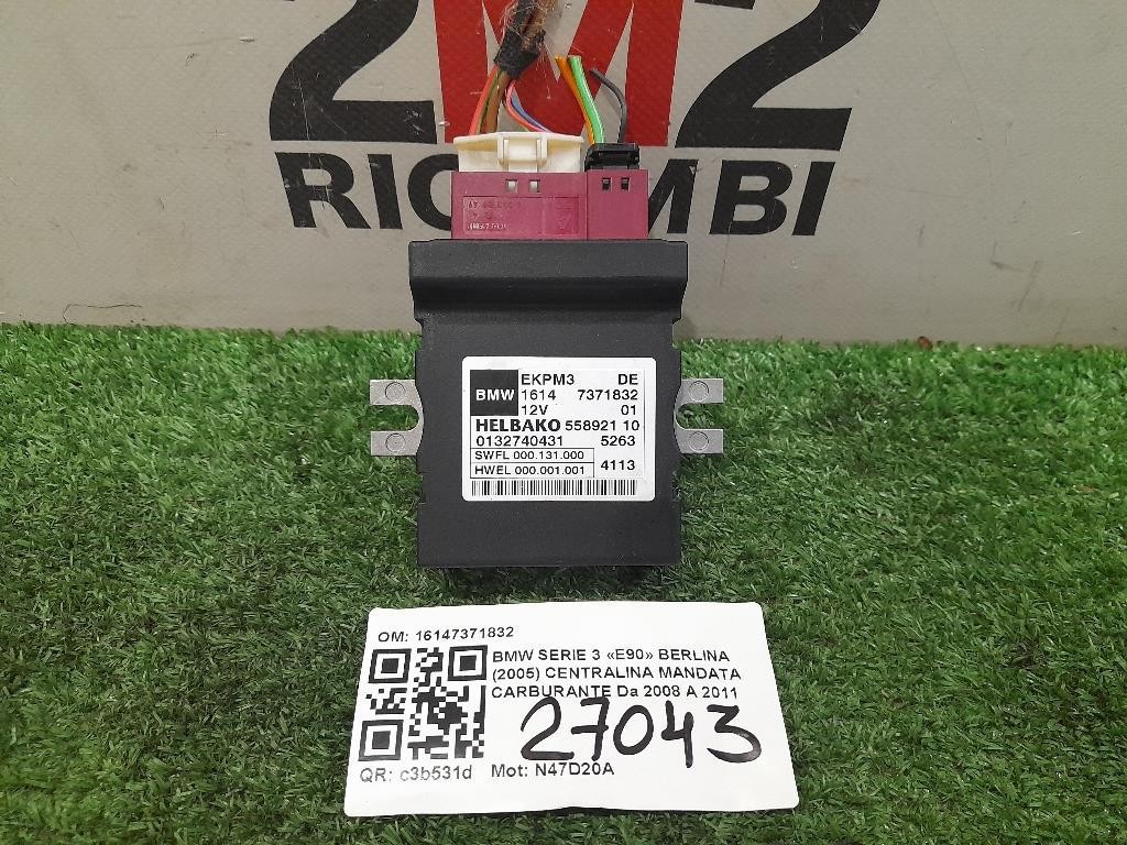 Centralina Mandata Carburante 16147371832 Bmw Serie 3 E46 Compact 2001