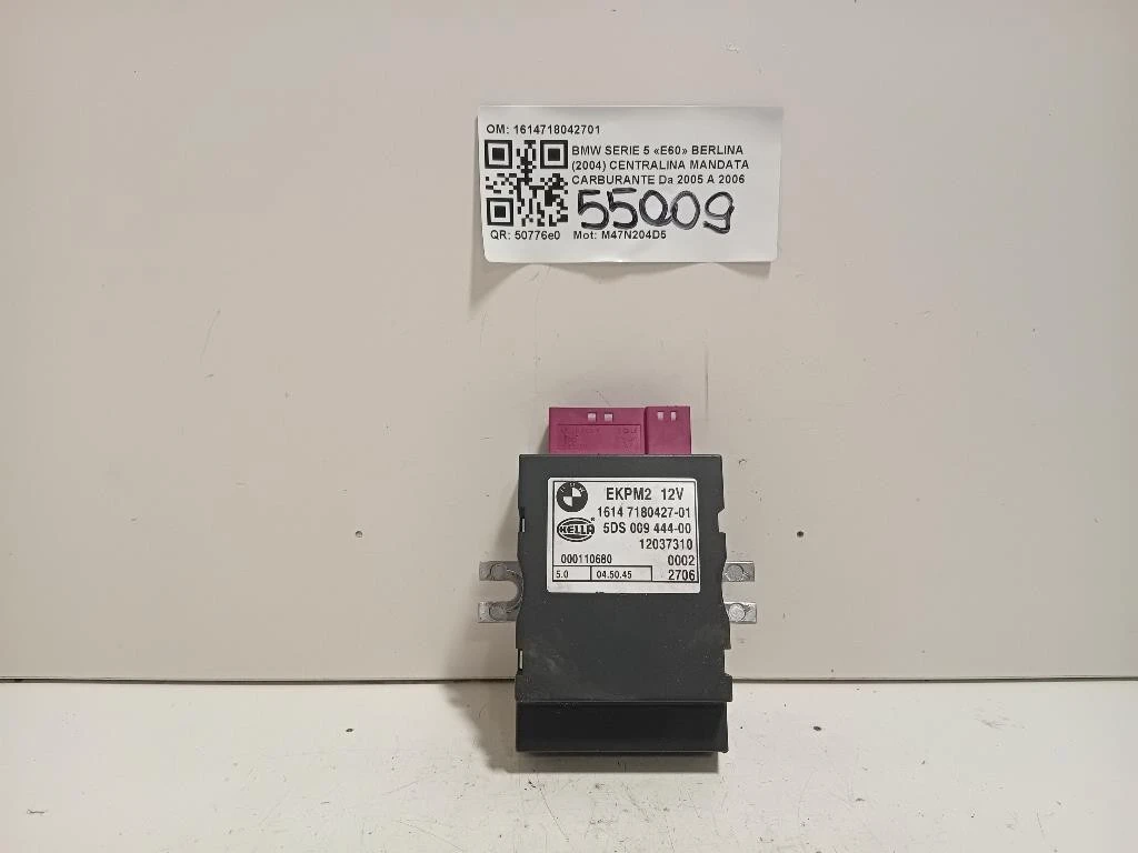 Centralina Mandata Carburante 1614718042701 Bmw Serie 5 E60 Berlina 2004