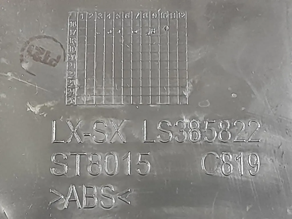 Griglia Condotto ARIA Cruscotto ANT SX LS385822 Citroen Jumper III 2014