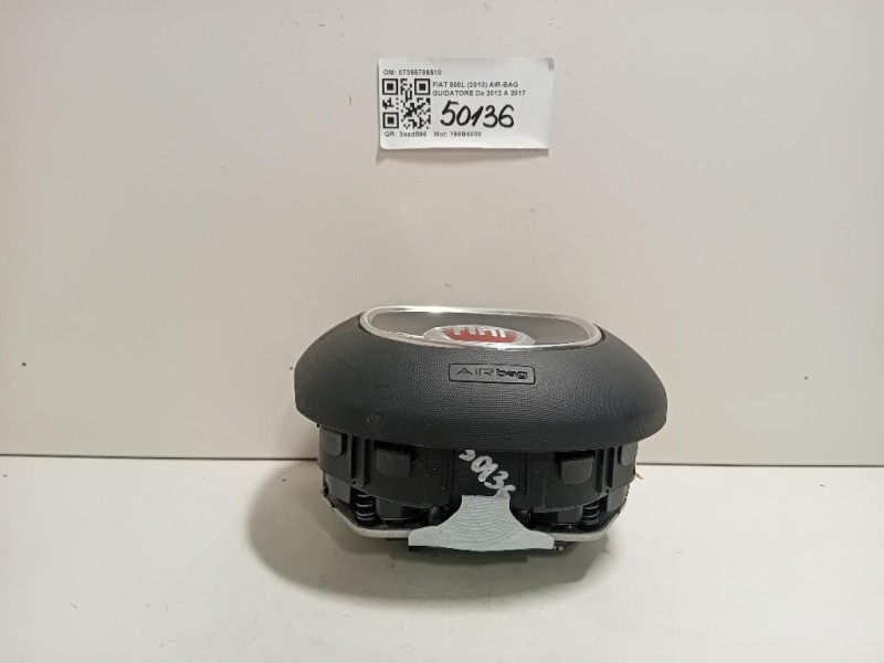 Air-bag Guidatore 07355786510 Fiat 500L 2013