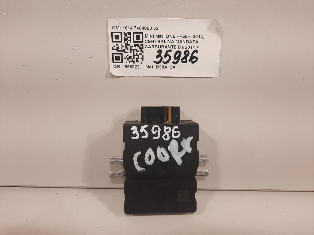 Centralina Mandata Carburante 1614 7404880 02 Mini MINI ONE F55 2014