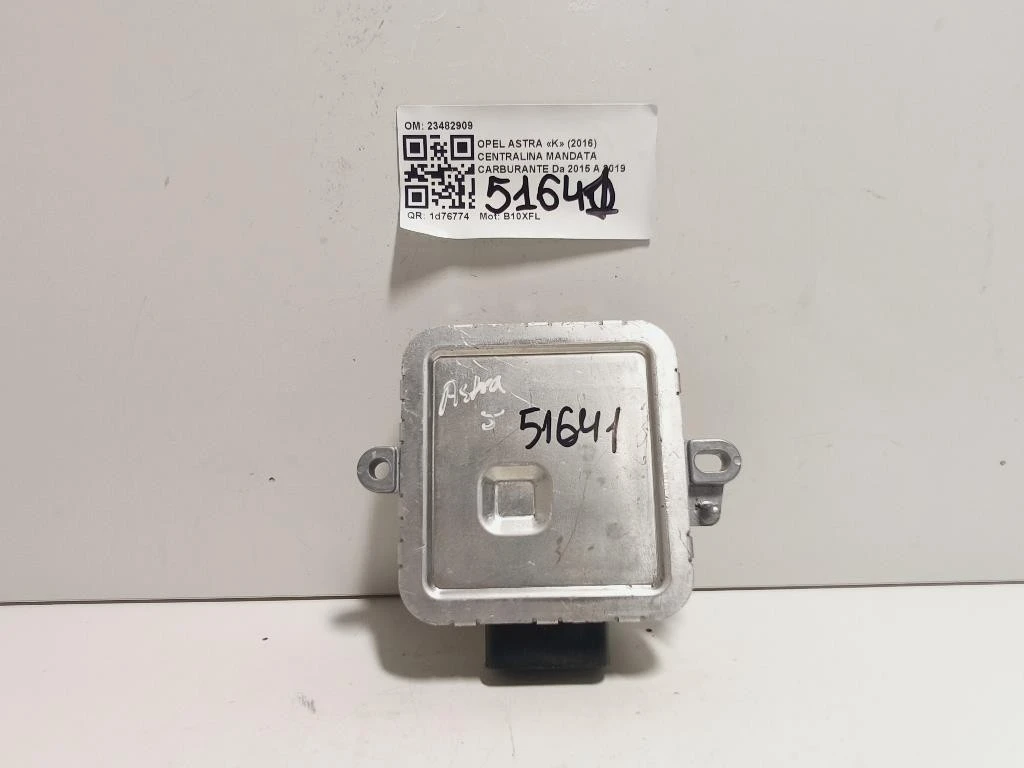 Centralina Mandata Carburante 23482909 Opel Astra K 2016