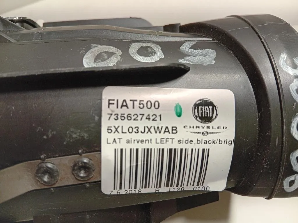 Griglia Condotto ARIA Cruscotto ANT SX 735627421 Fiat 500 II 2015