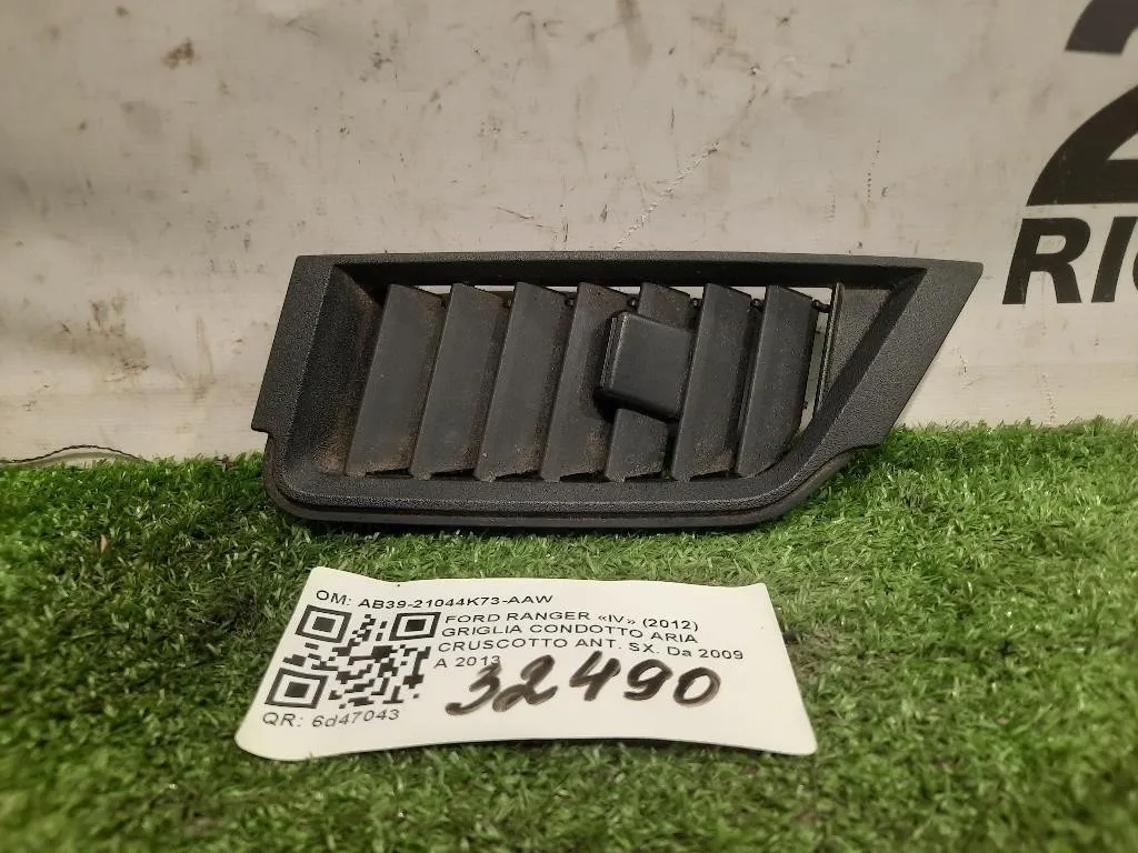 Griglia Condotto ARIA Cruscotto ANT SX AB39-21044K73-AAW Ford Ranger IV 2012