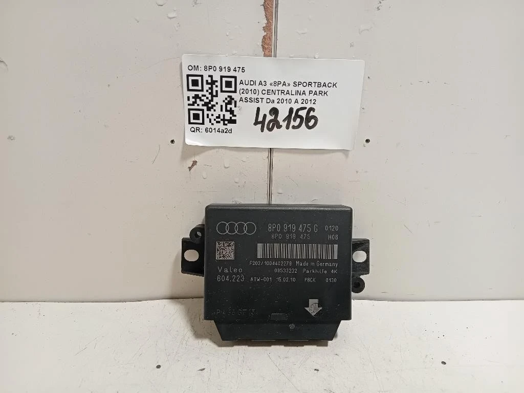Centralina PARK Assist 8P0 919 475 Audi A3 8PA Sportback 2010