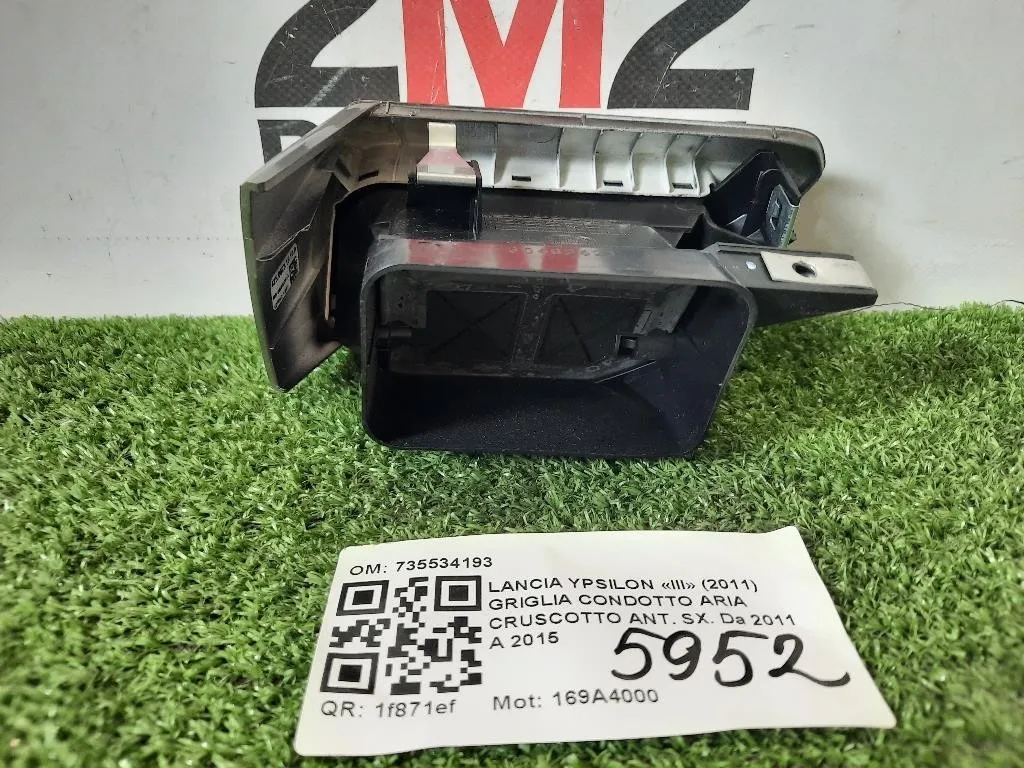 Griglia Condotto ARIA Cruscotto ANT SX 735534193 Lancia Ypsilon III 2011