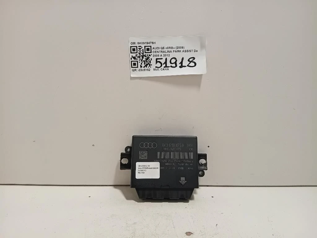 Centralina PARK Assist 8K0919475H Audi Q5 8RB 2009