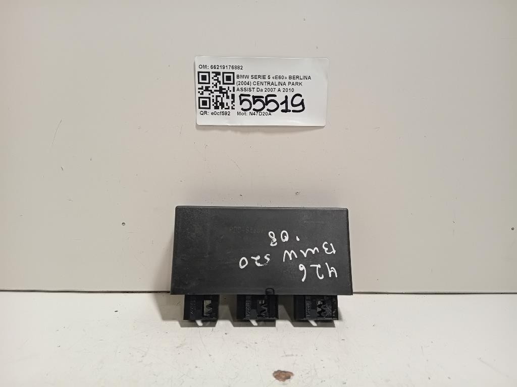 Centralina PARK Assist 66219176882 Bmw Serie 5 E60 Berlina 2004