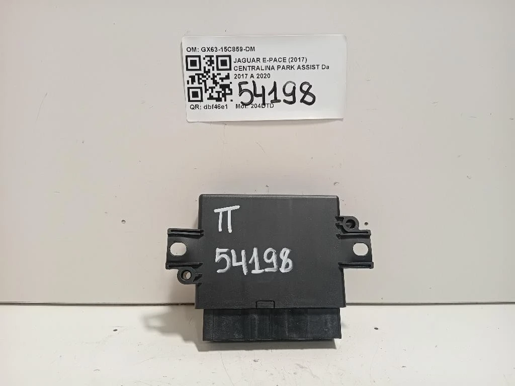 Centralina PARK Assist GX63-15C859-DM Jaguar E-pace 2017