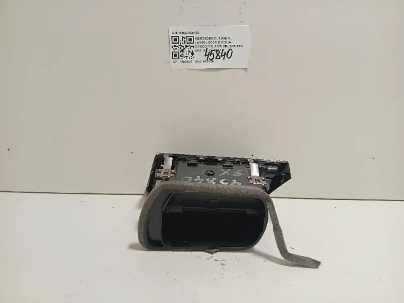 Griglia Condotto ARIA Cruscotto ANT SX A1668300154 Mercedes Classe ML W166 2012