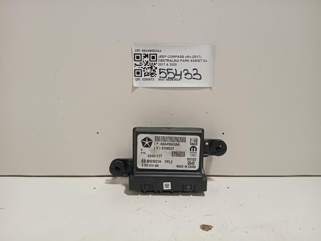 Centralina PARK Assist 68449663AA Jeep Compass III 2017