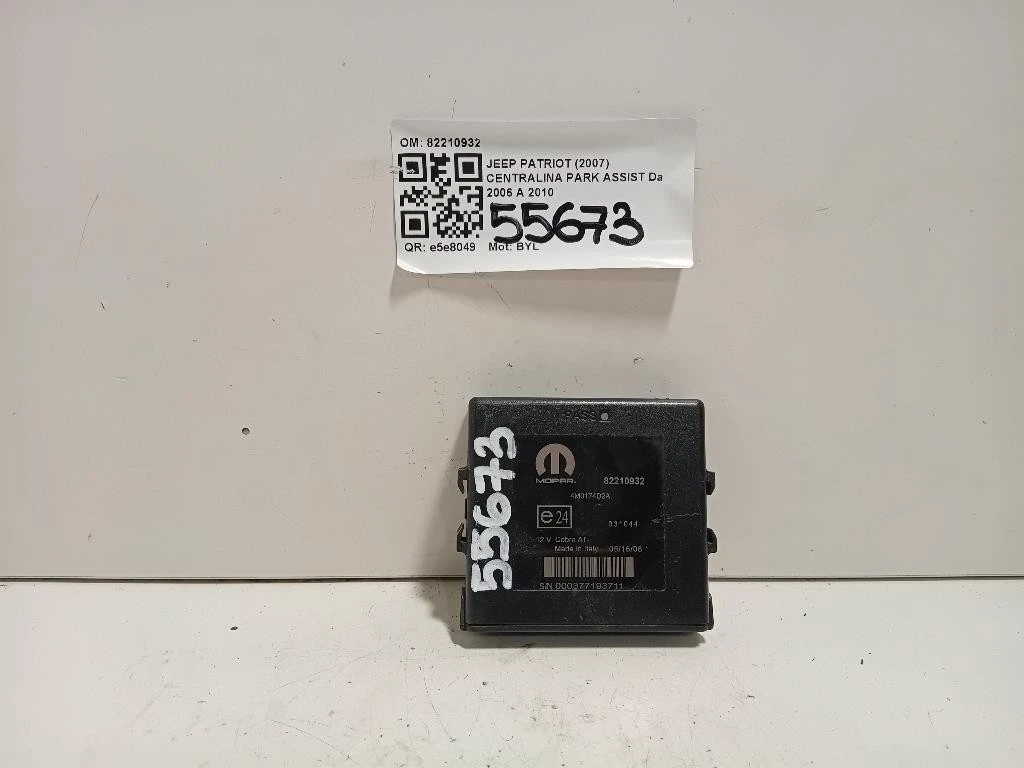 Centralina PARK Assist 82210932 Jeep Patriot 2007