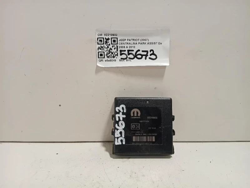 Centralina PARK Assist 82210932 Jeep Patriot 2007