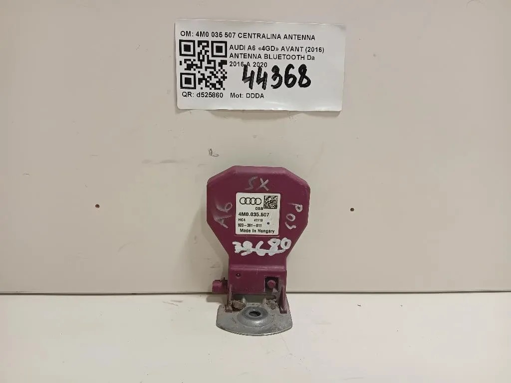 Antenna Bluetooth 4M0 035 507 CENTRALINA ANTENNA Audi A6 4GD Avant 2016
