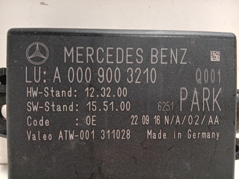 Centralina PARK Assist A0009003210 Mercedes Classe GLE W166 2015
