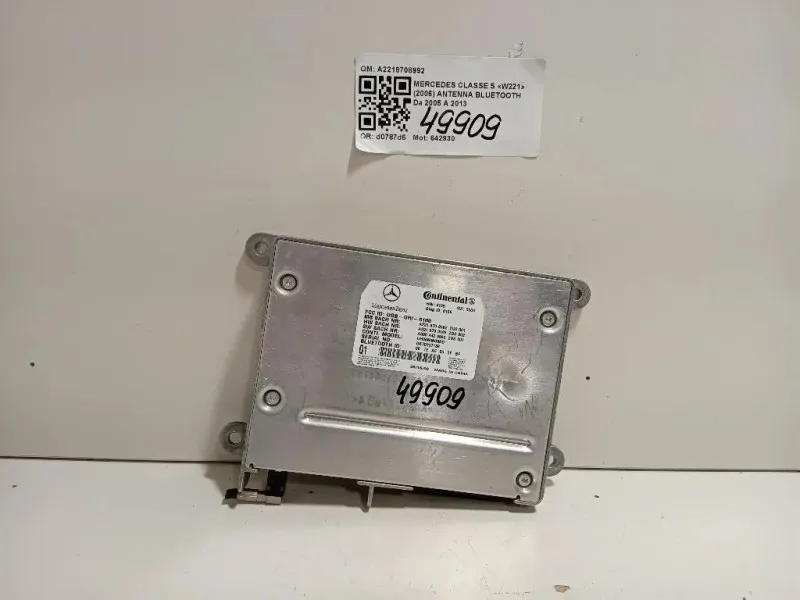 Antenna Bluetooth A2218708992 Mercedes Classe S W221 2006