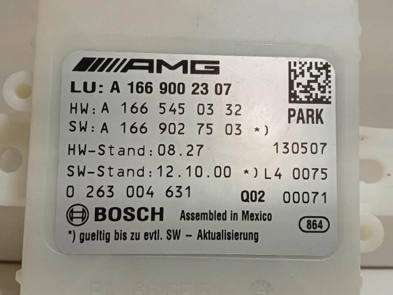 Centralina PARK Assist A166 900 23 07 Mercedes Classe ML W166 2012