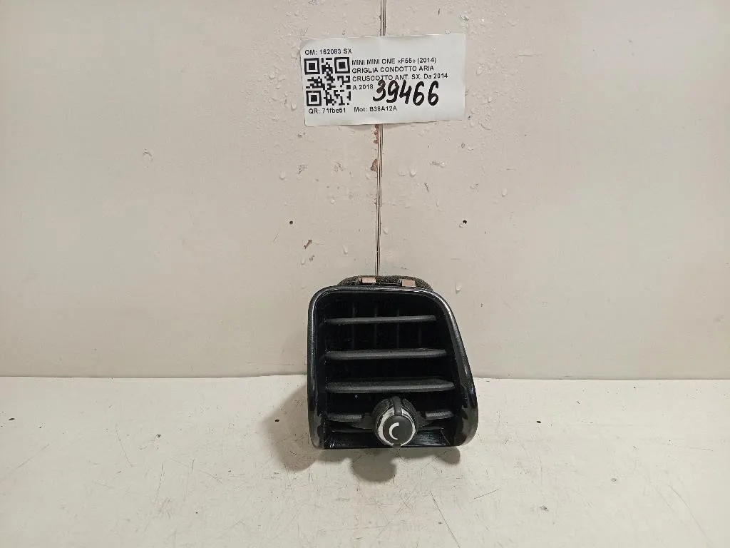 Griglia Condotto ARIA Cruscotto ANT SX 162083 SX Mini MINI ONE F55 2014