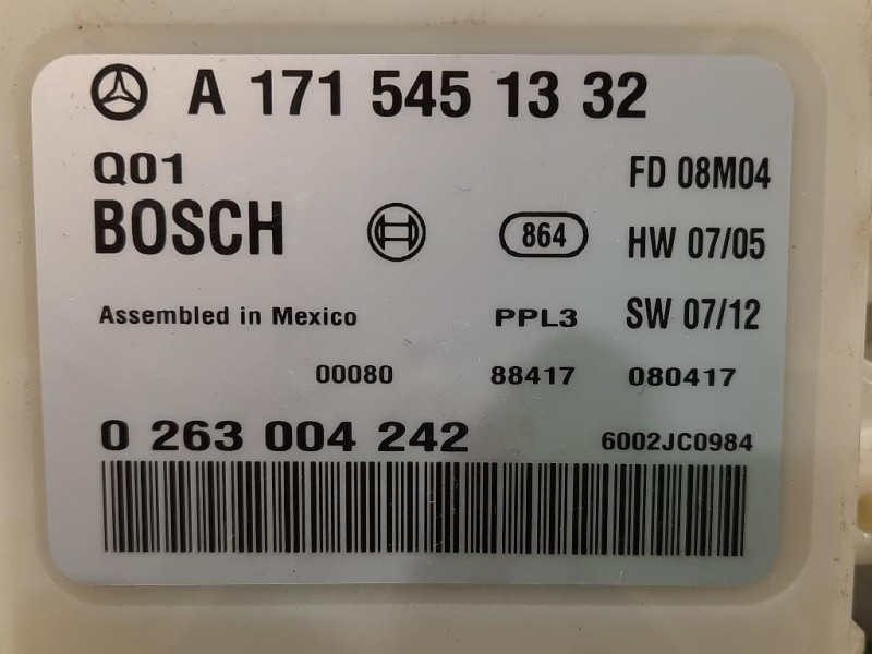 Centralina PARK Assist A1715451332 CENTRALINA PARKTRONIC Mercedes Classe SLK R171 2008