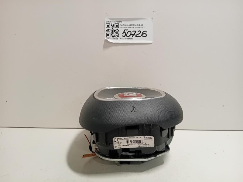 Air-bag Guidatore 07355786510 Fiat 500L 2013