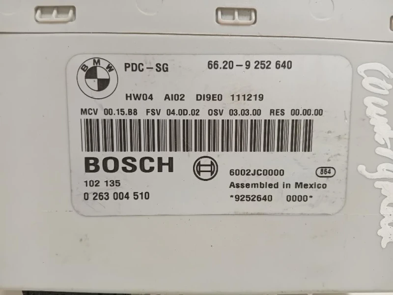 Centralina PARK Assist 6620-9252640 Mini Countryman Cooper R60 2010