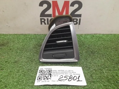 Griglia Condotto ARIA Cruscotto ANT SX 13300542 Opel Astra J 2010