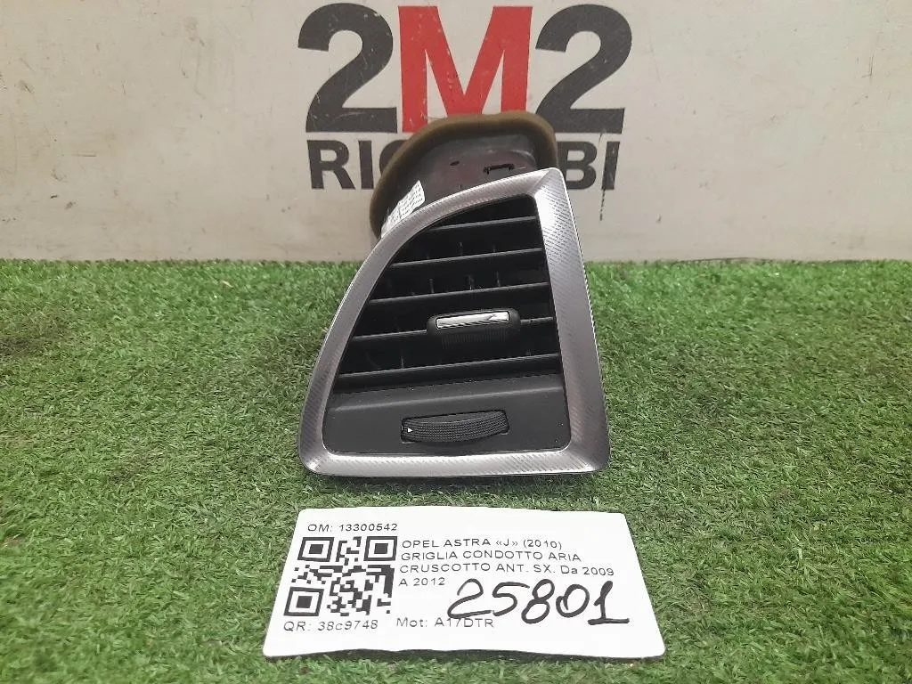 Griglia Condotto ARIA Cruscotto ANT SX 13300542 Opel Astra J 2010
