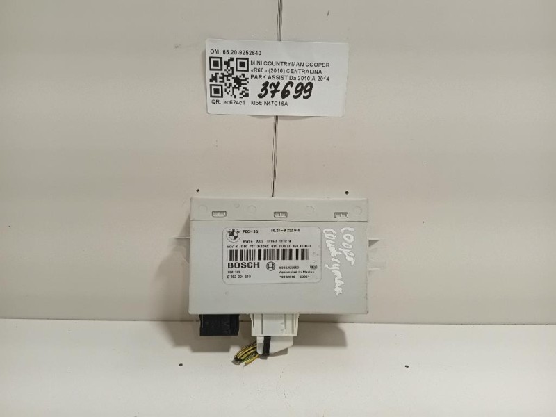 Centralina PARK Assist 6620-9252640 Mini Countryman Cooper R60 2010
