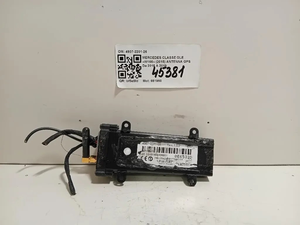 Antenna GPS 4907-2201-26 Mercedes Classe GLE W166 2015