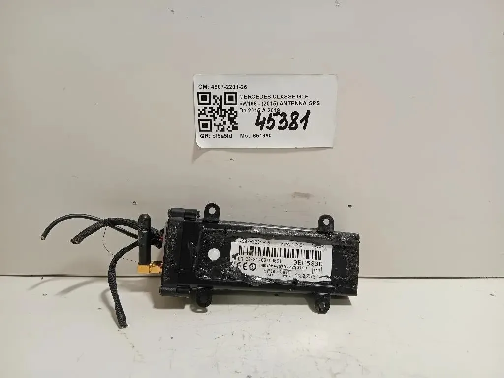 Antenna GPS 4907-2201-26 Mercedes Classe GLE W166 2015