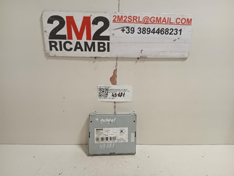 Centralina PARK Assist 014744 284A1 Nissan Qashqai II 2014