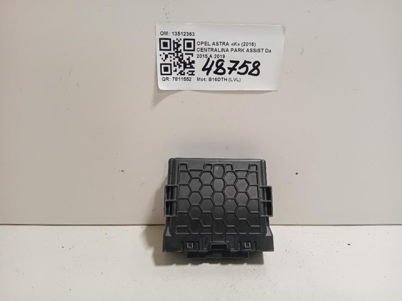 Centralina PARK Assist 13512363 Opel Astra K 2016