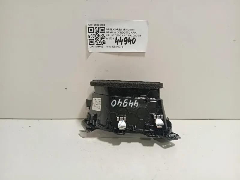 Griglia Condotto ARIA Cruscotto ANT SX 98296383 Opel Corsa F 2019