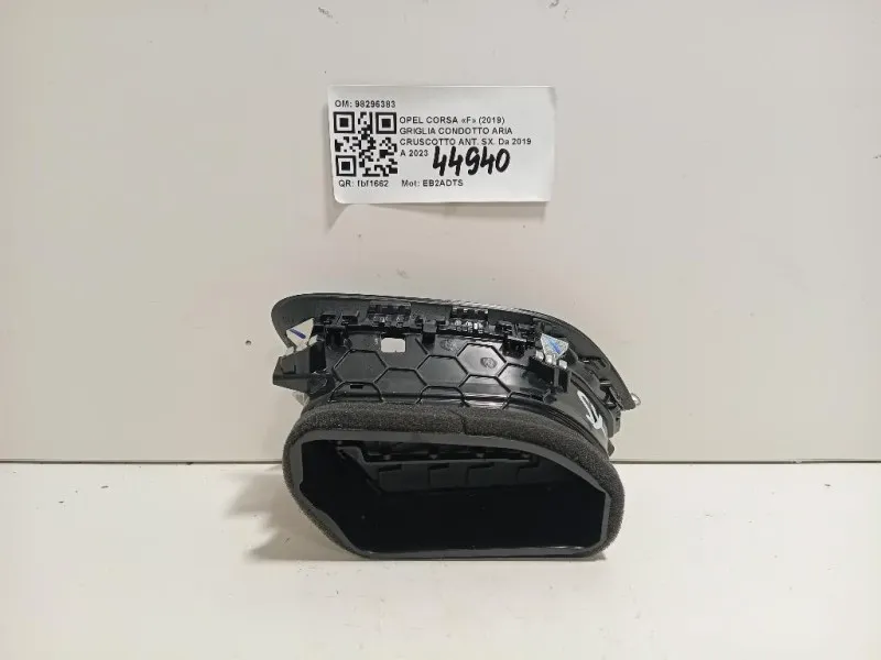 Griglia Condotto ARIA Cruscotto ANT SX 98296383 Opel Corsa F 2019