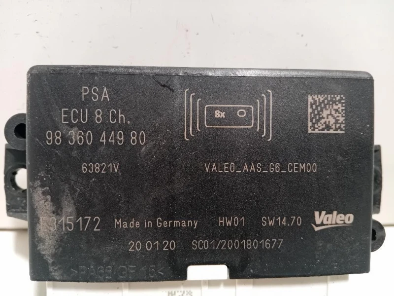 Centralina PARK Assist 9836044980 Opel Combo E 2018