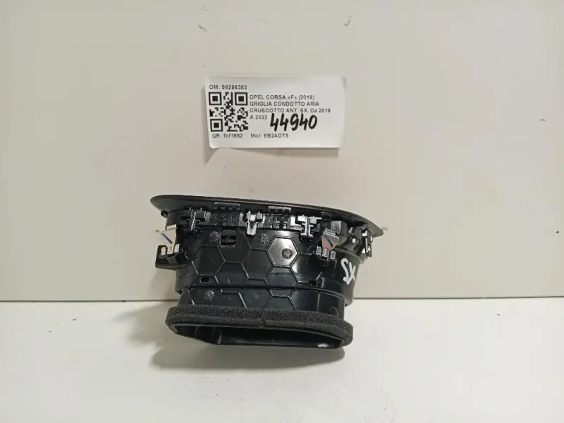 Griglia Condotto ARIA Cruscotto ANT SX 98296383 Opel Corsa F 2019