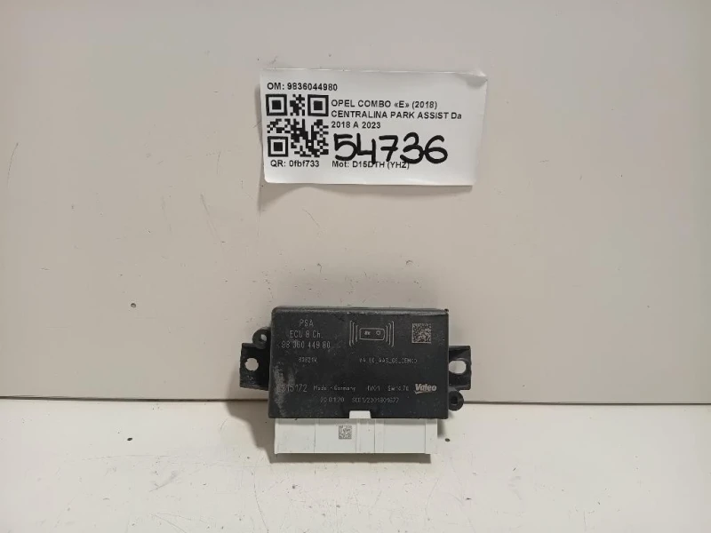 Centralina PARK Assist 9836044980 Opel Combo E 2018