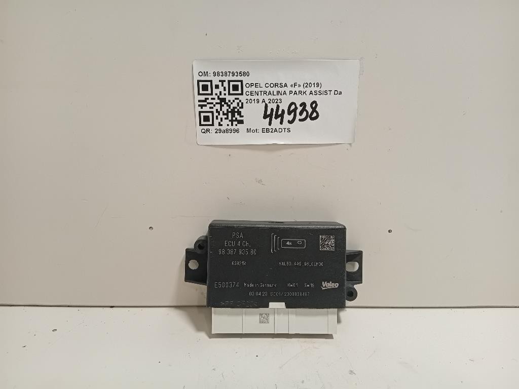 Centralina PARK Assist 9838793580 Opel Corsa F 2019