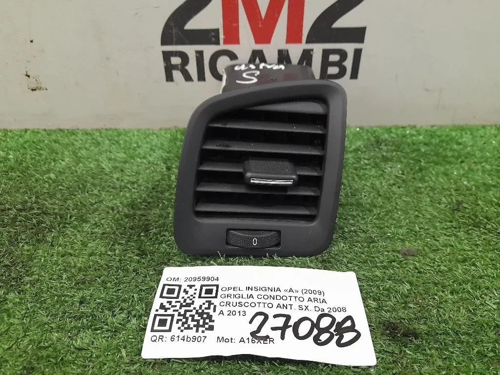 Griglia Condotto ARIA Cruscotto ANT SX 20959904 Opel Insignia A 2009