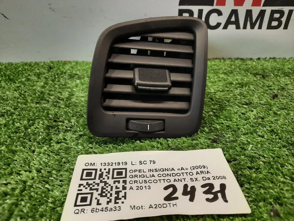Griglia Condotto ARIA Cruscotto ANT SX 13321919 Opel Insignia A 2009