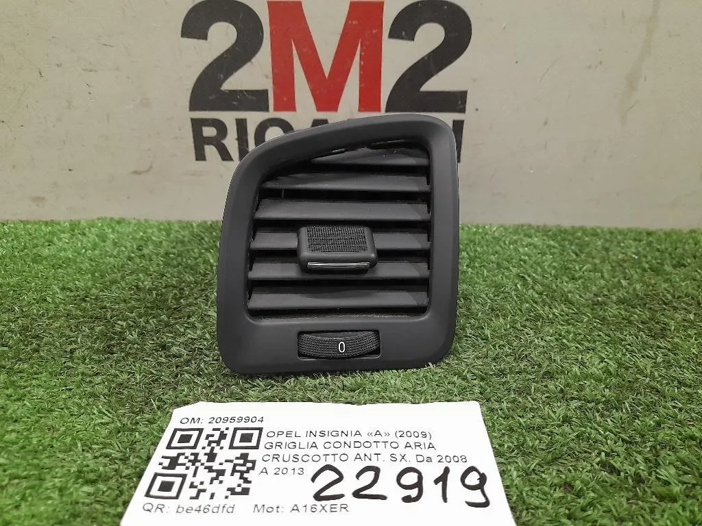 Griglia Condotto ARIA Cruscotto ANT SX 20959904 Opel Insignia A 2009